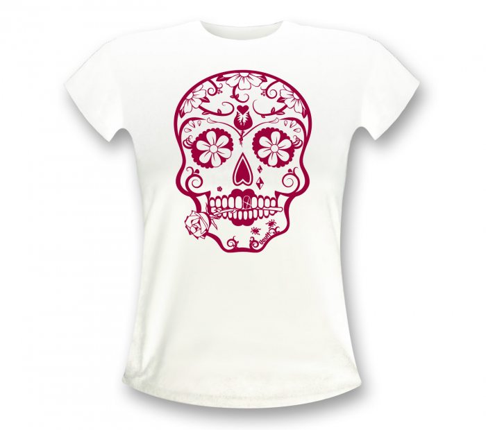 Mexikanischer Totenkopf Shirt Damen