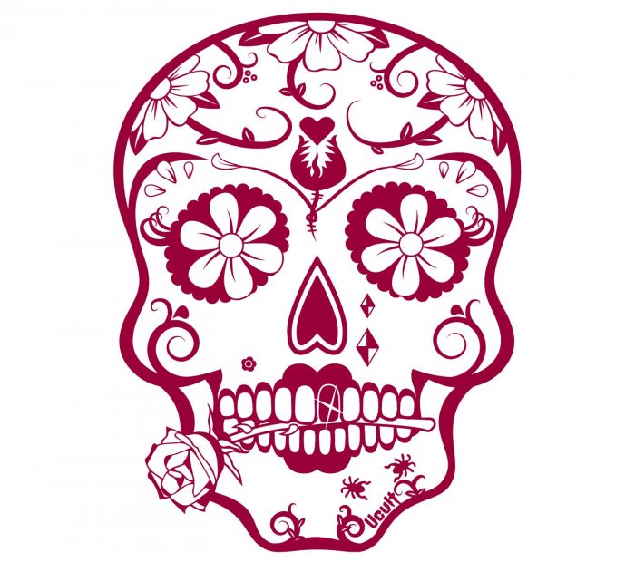 Mexikanischer Totenkopf Shirt Frau I Calavera I Mexiko I Tag der Toten I Ucult