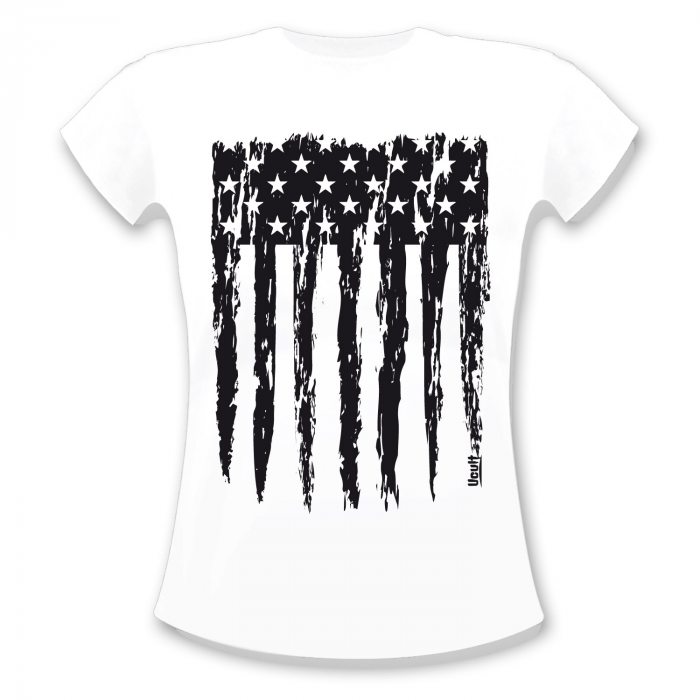 USA Scary Flagge Shirt Damen