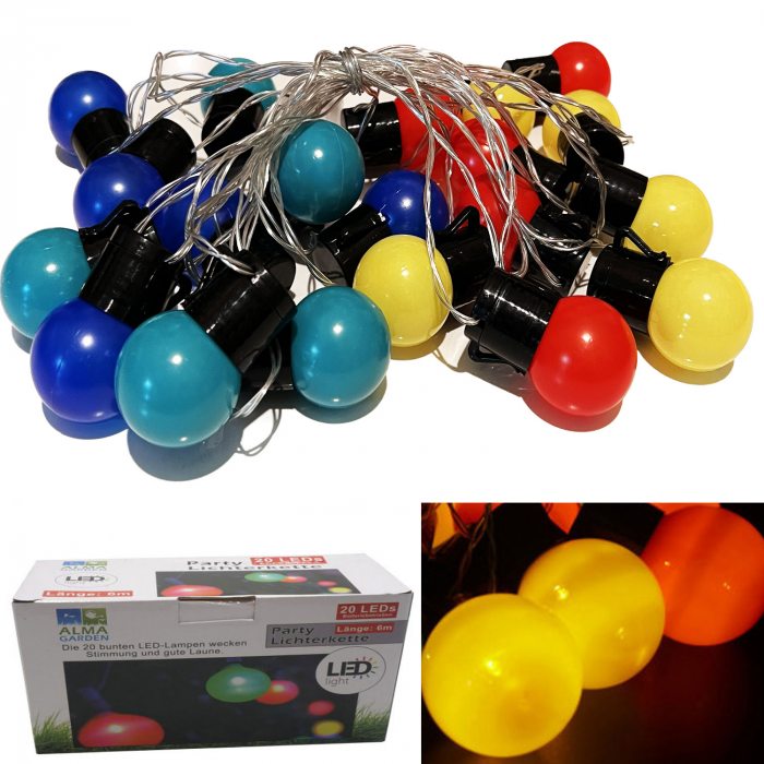 led lichterkette bunt party