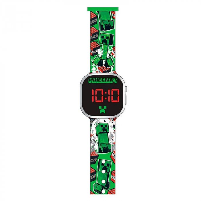 Minecraft Children's Watch with Red LED Display