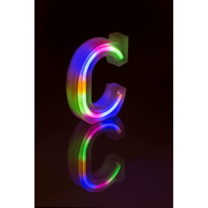 LED Buchstabe C