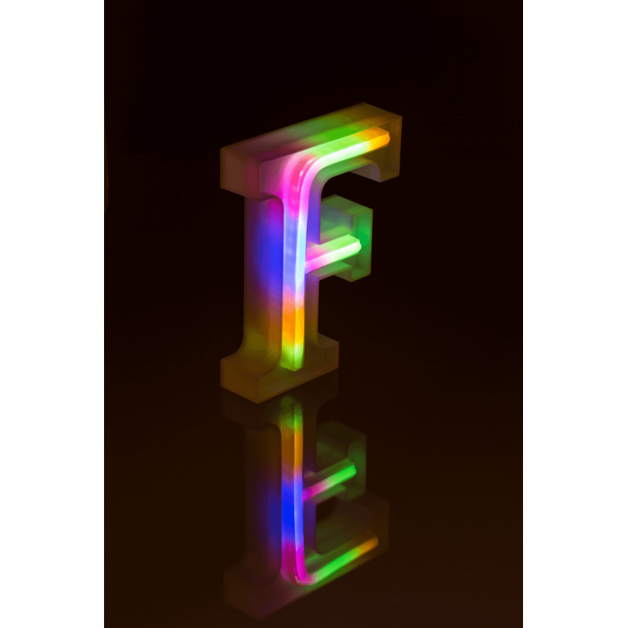 LED Buchstabe F