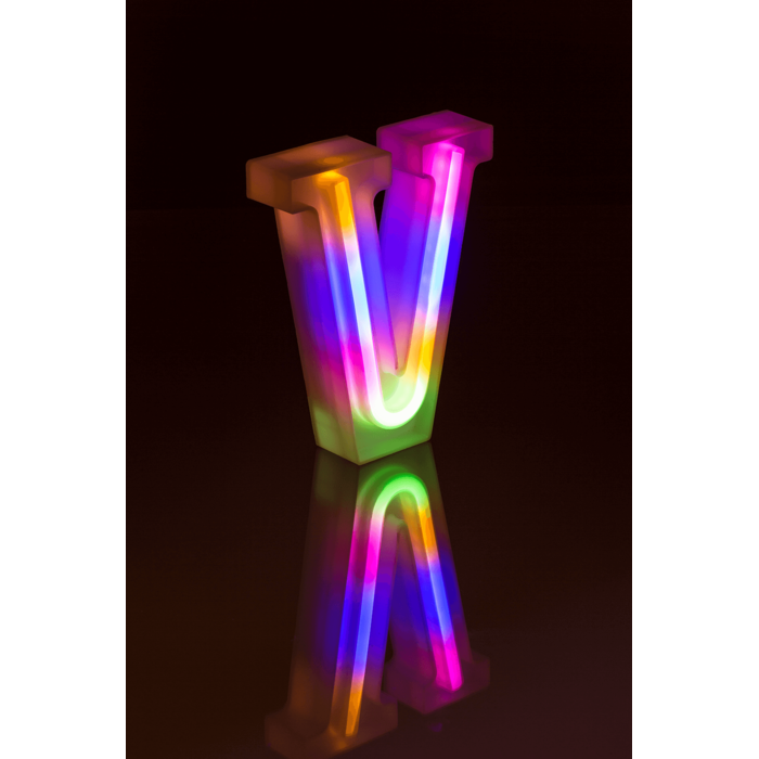 LED Letter V