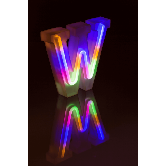 LED Letter W