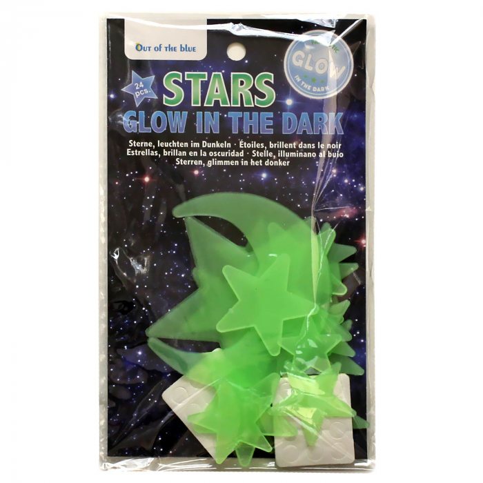 glow in the dark star moon