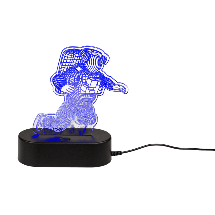 Astronaut Dekolampe gamer blau
