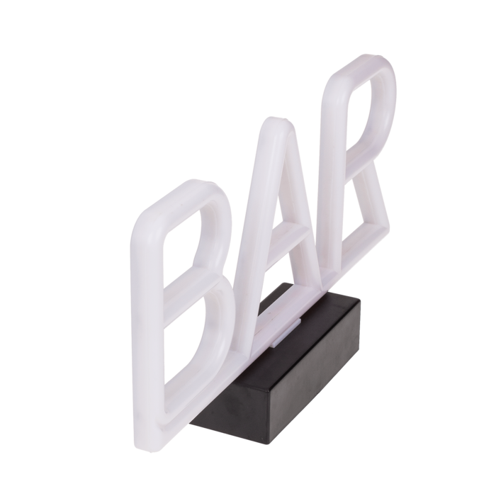 BAR-Text Tischleuchte