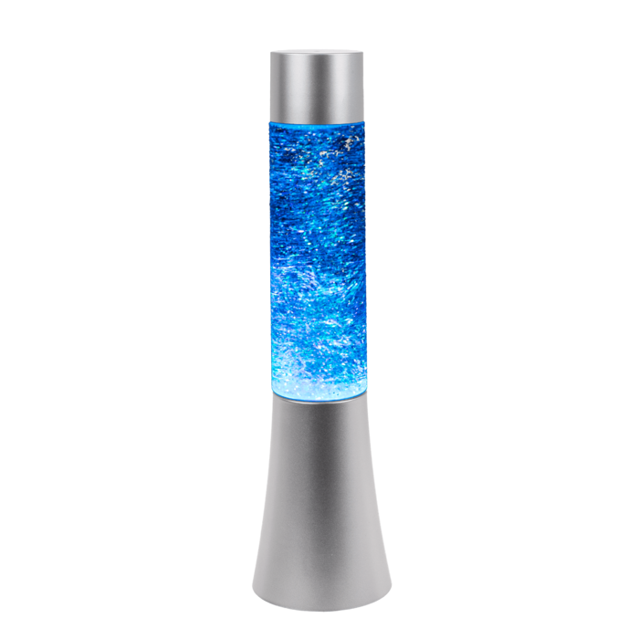 LED Glitzer Lampe