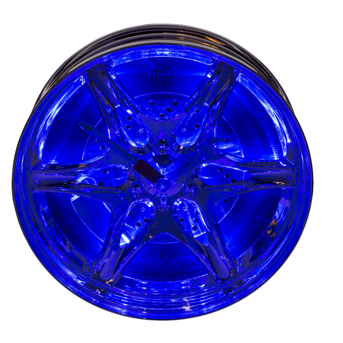 wall clock and night light