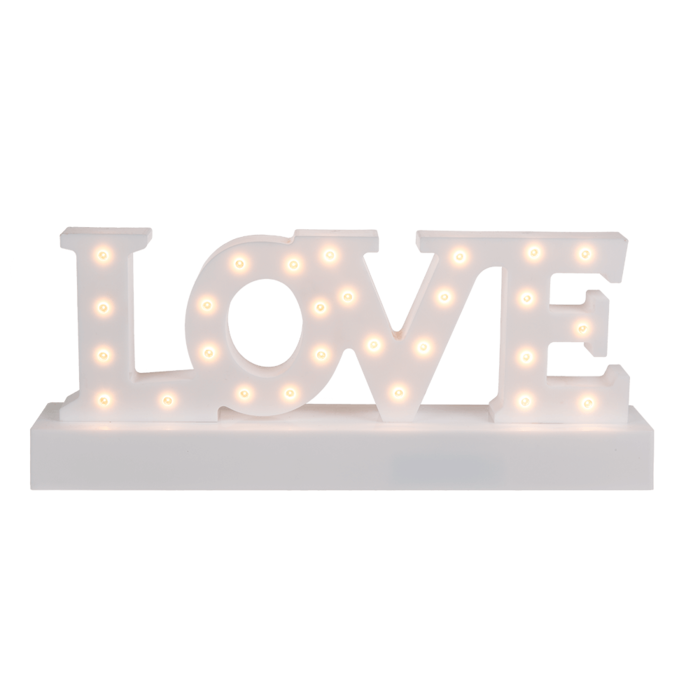LED-Love weiß
