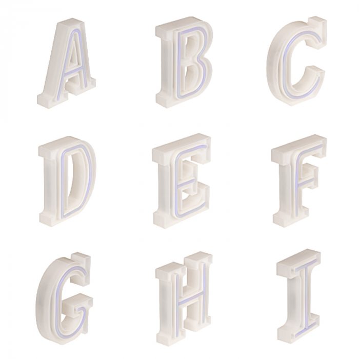 3d Buchstaben