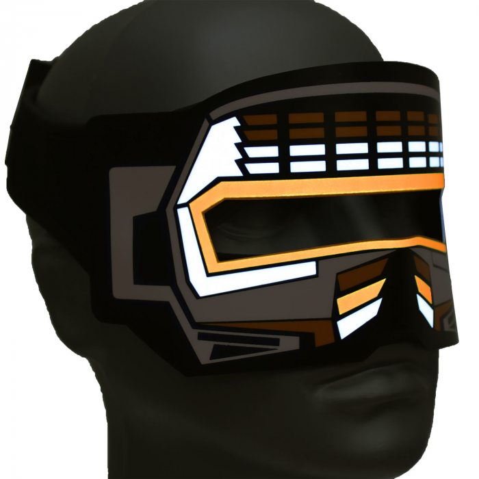 Cyborg Eye Mask orange