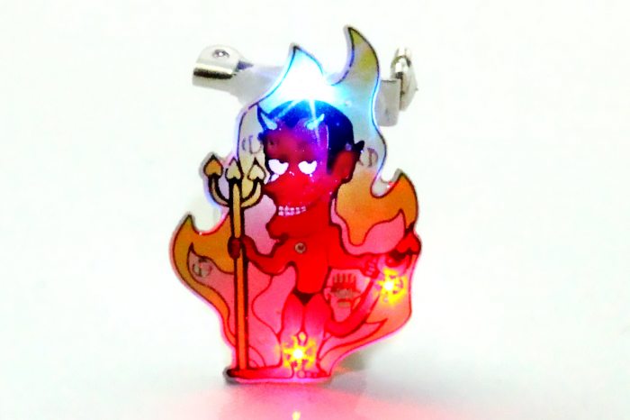 LED Button devil