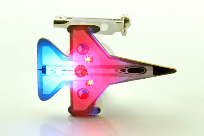 LED Button aircraft