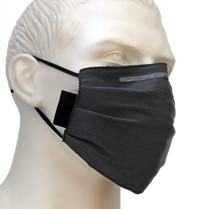 the mask in red