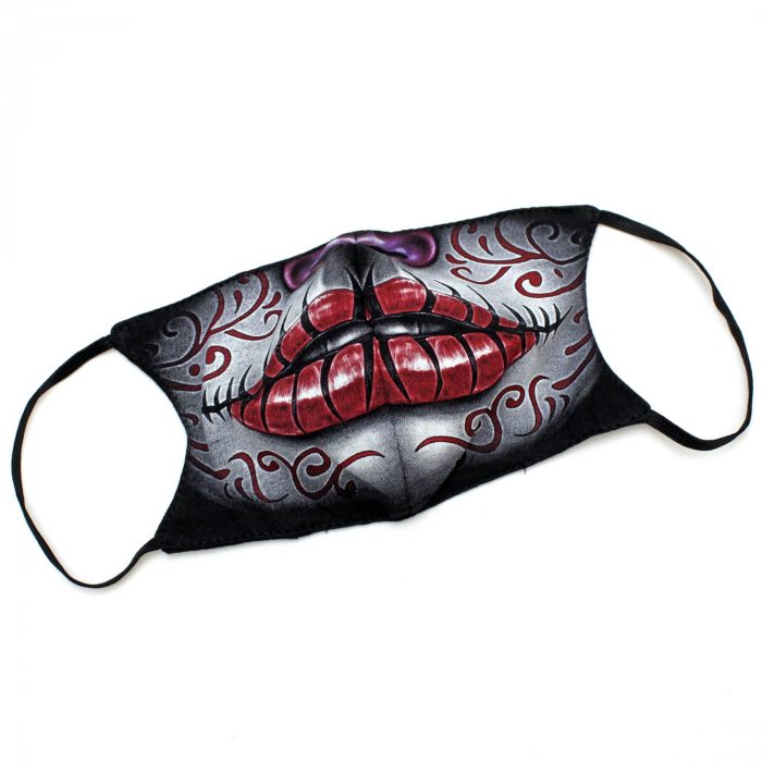 Glow in the Dark Maske Mund UV Alltagsmaske mit Leuchteffekt