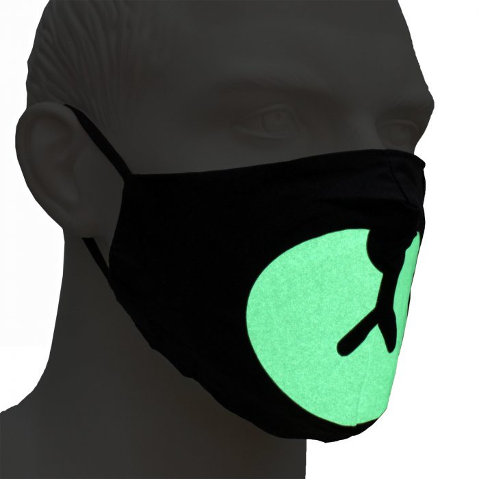 leuchtende Maske katze