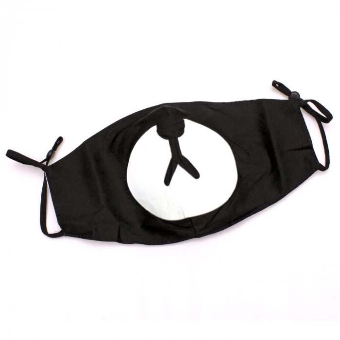 Glow in the Dark Maske Katze Schnute Motivmaske I Alltagsmaske mit Leuchteffekt