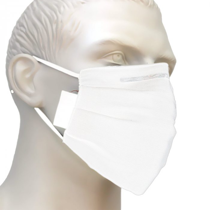 die Maske in rot