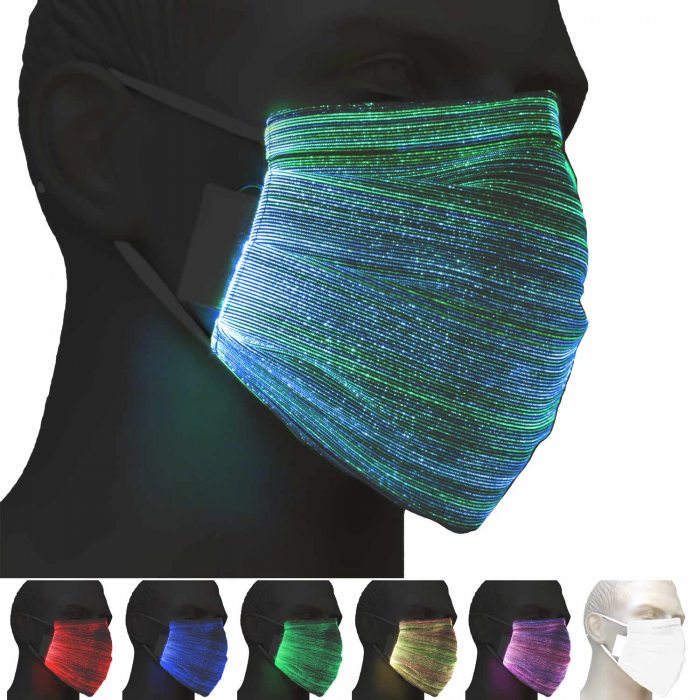 LED-Maske mit Glasfaser