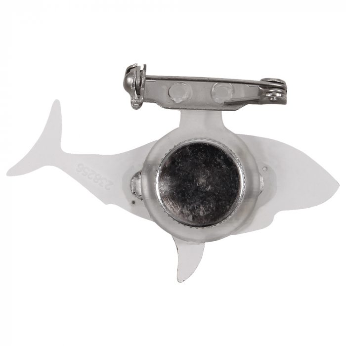 Rückseite Fischpin