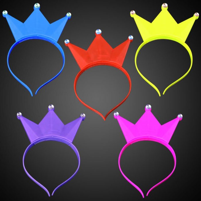 Luminous crown in 5 colors