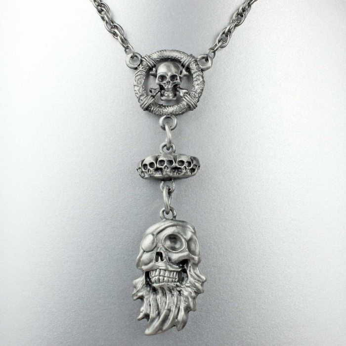 Piraten-Totenkopf Skull-Kette