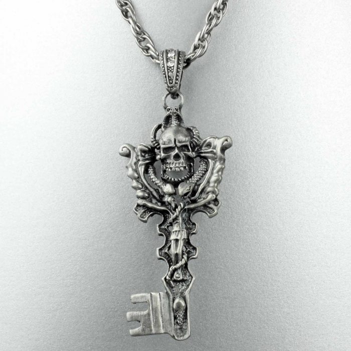 Totenkopf Schlüssel Skull Kette