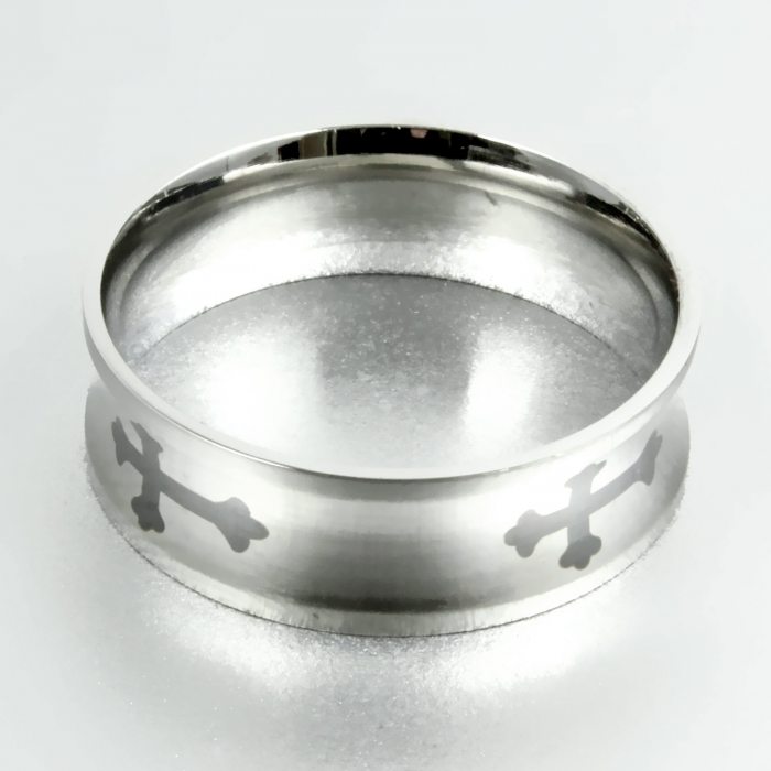Kreuz ring edelstahl günstig
