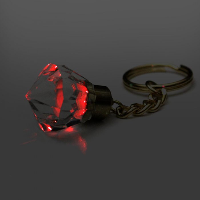 Diamond keychain red
