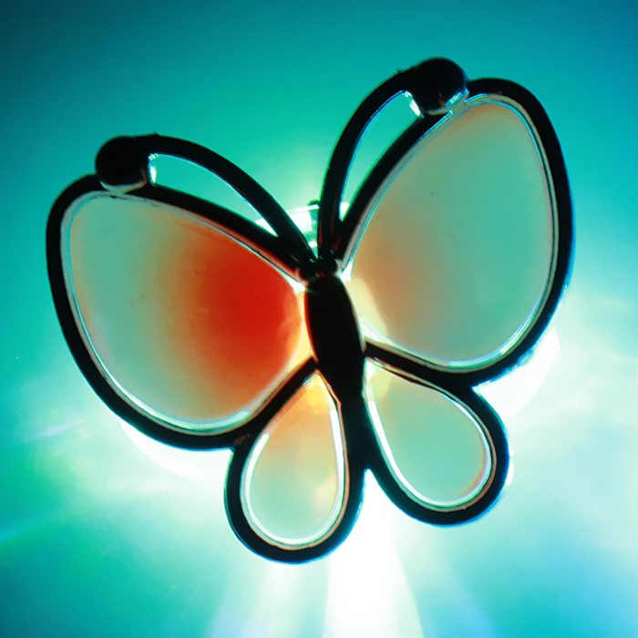 LED butterfly hair clip