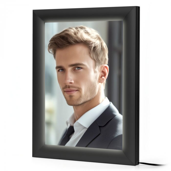 LED light frame aluminum for wall mounting indoors
