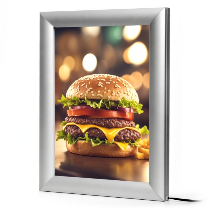 LED light frame aluminum for wall mounting indoors