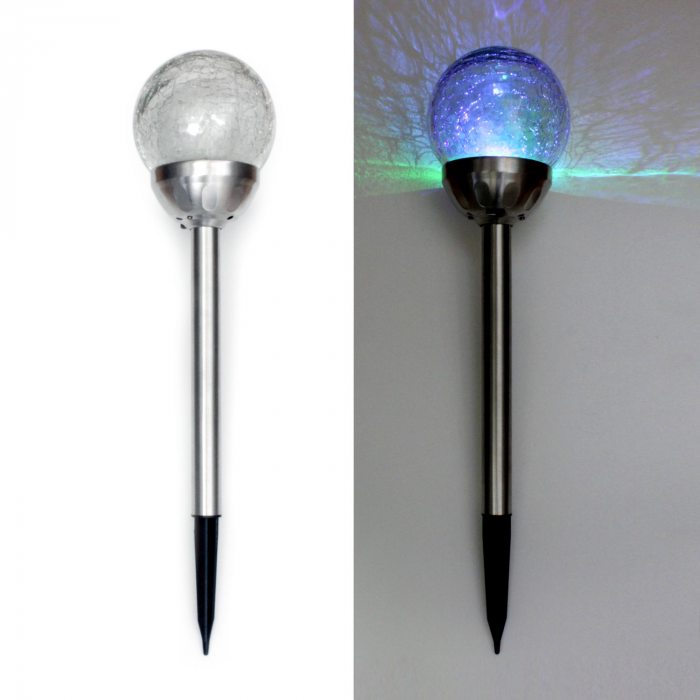 Solar balcony spike light