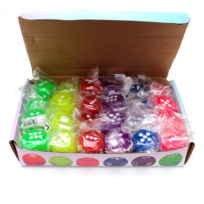 Jumping cube with strobe light