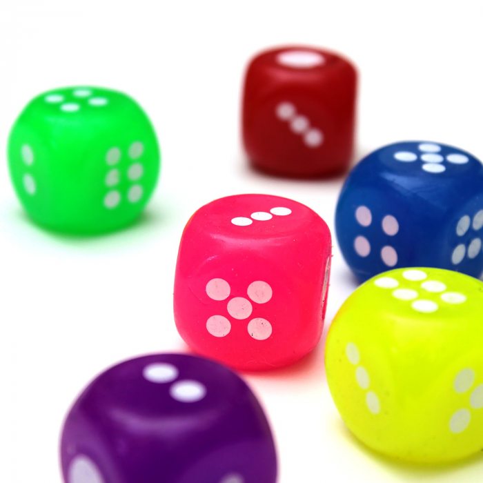 Children's game cubes