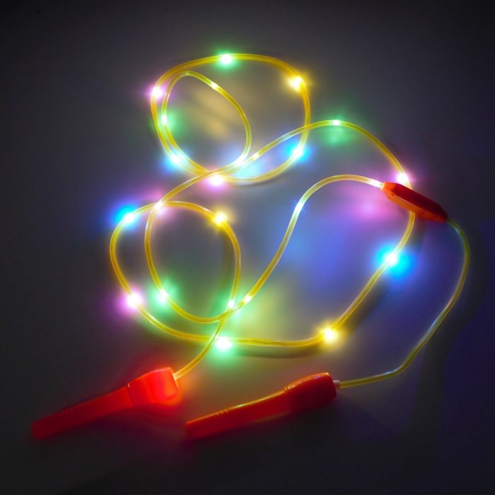 Oranges LED-Hüpfseil
