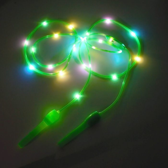 LED Springseil in grün