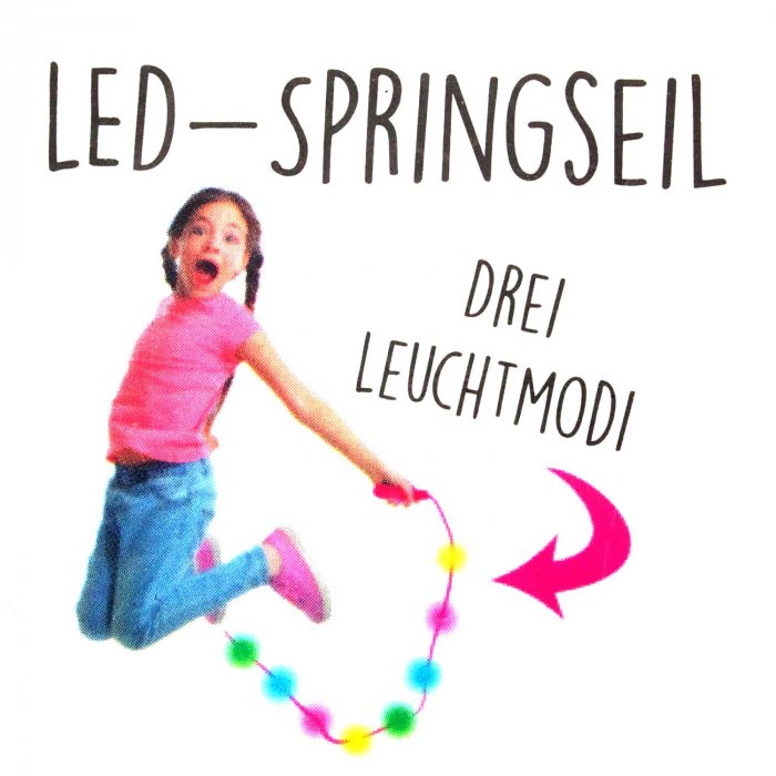 Drei Leuchtmodi Springseile