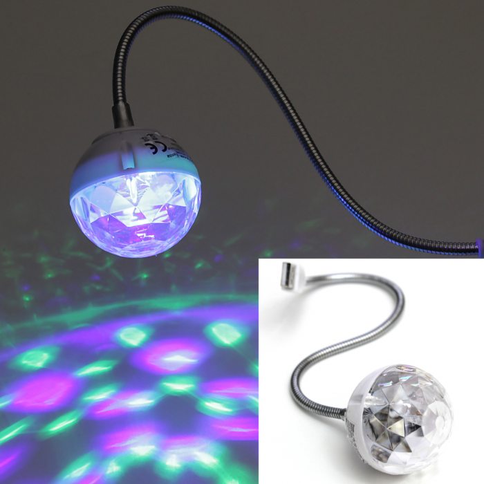 Small LED disco light