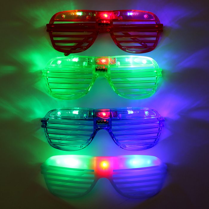 Festival glasses with light effect