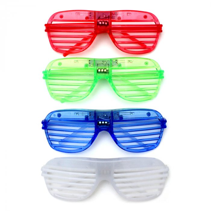 Aviator glasses with LEDs