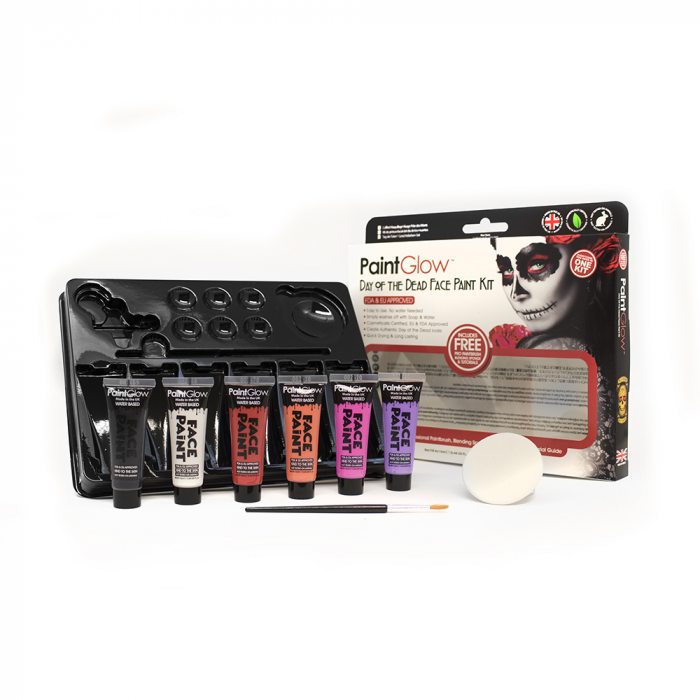 PaintGlow Day of the Dead UV Paint Kit