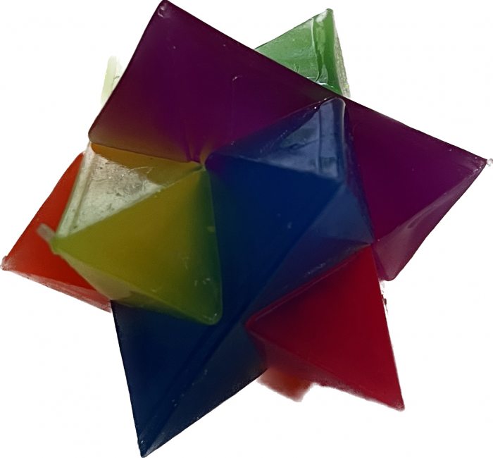 Luminous rubber ball