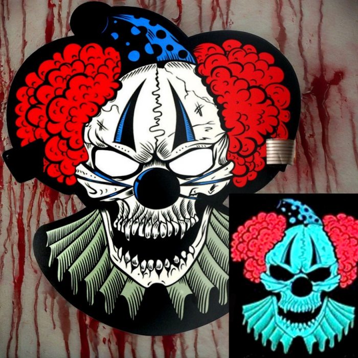 soundgesteuertezirkus clown maske
