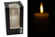 High-quality & elegant LED candle in a glass  5 x 10 cm