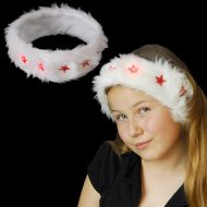 Fluffy LED headband