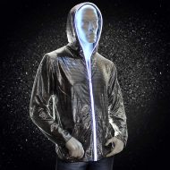 Nur noch in Größe S I Ucult Space LED-Jacke Leucht-Kleidung Festival