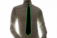 el led-krawatte grün